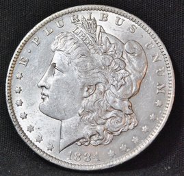 1884-O  Morgan Silver Dollar AU / BU  WOW! (fra34)