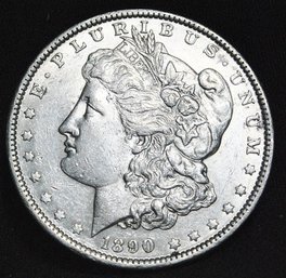 1890 Morgan Silver Dollar XF / VF Plus  (tvg67)