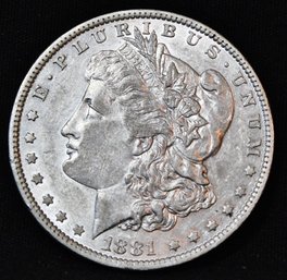 1881-O  Morgan Silver Dollar  XF   NICE (brs33)