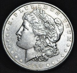 1890  Morgan Silver Dollar  AU  Nice! (2far5)