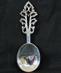 Antique German 800 Silver Art Nouveau Tea Caddy Spoon Hallmarked WOW!