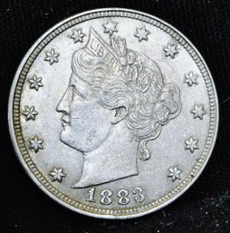 1883  Liberty  'V'  Nickel  Better Than XF Plus!  Super Coin!  (tnm48)