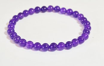 Natural Purple Amethyst Lace Bracelet STONE OF Spiritual HEALING STONE Relaxation Meditation NEW