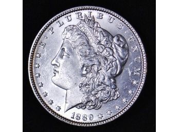 WOW! 1889 Morgan Silver Dollar MS QUALITY!  BU UNCIRC! WOW!!! (hsa63)