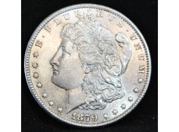 1879-S   Morgan Silver Dollar  KEY DATE! XF PLUS PLUS Nice!  Full Chest Feathering! (abg72)