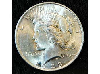 1923 Peace Silver Dollar XF Plus Good Luster  (pmc26)