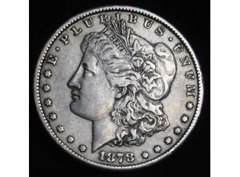 1878-CC CARSON CITY  Morgan Silver Dollar NICE! KEY DATE VF Plus / XF (rdc22)