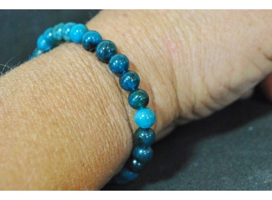 Natural Apatite Bracelet STONE OF Spiritual HEALING STONE Communication Anti-Anxiety  NEW