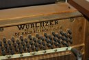 Wurlitzer Piano With Bench Slight Veneer Damage On One Corner And A Few Scratches 56 Wide 25 Deep