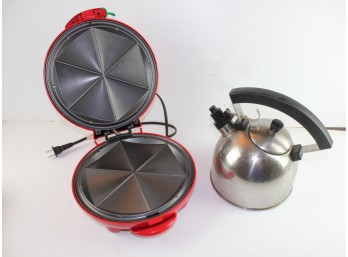 Tea Kettle,  Quesadilla Maker