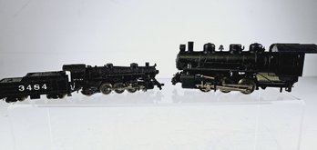 1 Ho Locomotive, One N Scale Locomotive And Tender