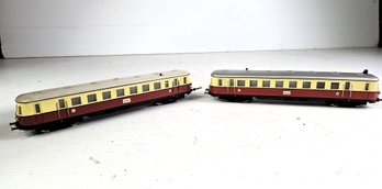 2 HO Scale Fleischmann Passenger Cars With Box