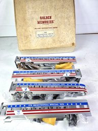 Williams Reproduction O Scale 4-car Bicentennial Set- Disassembled With All The Pieces