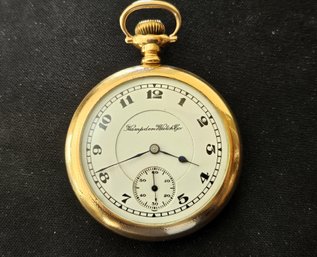 Hampden Watch Company - No Lever 17 Jewels - Works