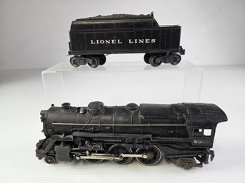Lionel O Gauge Locomotive And Tender 2025 And 2466wx