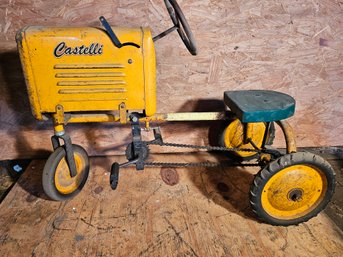 Vintage Castelli Pedal Tractor-  Weld Repair Center Tube
