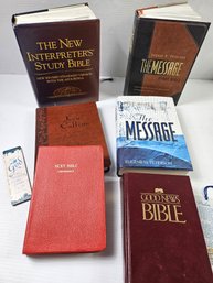 Bible Lot 1 -message, Study Bible, New Interpreters