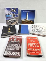 Commentators And Press Books Hannity, Limbaugh, How Things Work, Lighthouses