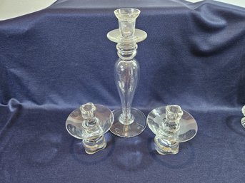 Pretty Glass Candle Holders