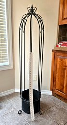 Metal Decorative Plant Stand- Great For Vining Plant 5 Ft Tall