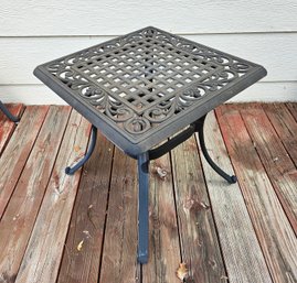 22 Inch Square Metal Patio Table