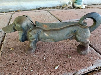 Dachshund Cast Iron Shoe Scraper