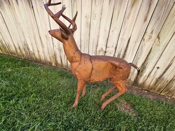 Metal Deer 38-in Tall, 31 In Length