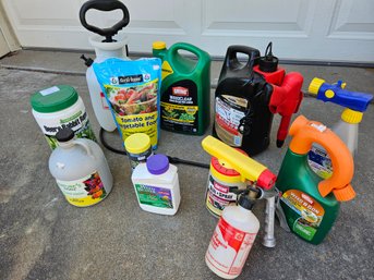 Lawn Chemicals # 3 All Are Over Half Full, Sprayer