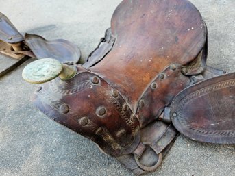 Antique Small Child's Saddle