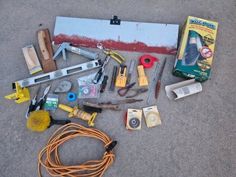 Drywall Sanding Kit, Large Trowel, Level, Extension Cord, Hand Tools, Hand Sander