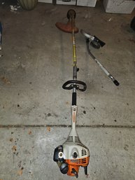 Stihl Weed Eater -gas With Edger Attachment