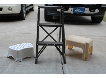 Short Step Ladder, 2 Step Stools