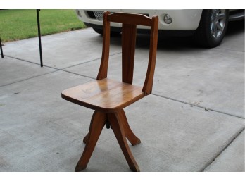 Childs Wood Swivel Chair