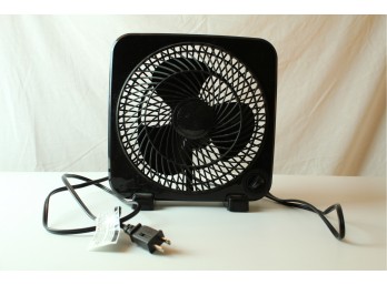 Small Black Box Fan