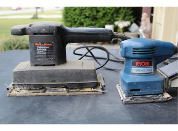 Black & Decker Sander, RYOBI Finishing Sander