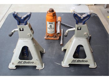 AC Delco 3 Ton Jack Stand, Allied 6 Ton Jack