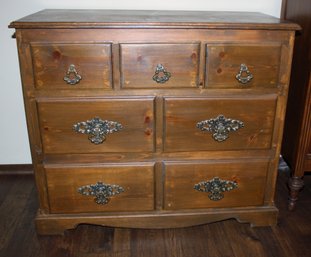 Solid Wood Dresser 37w 18.5d 32t  Good Shape