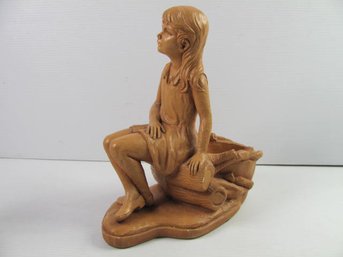 Marwal Girl Chalkware Figurine