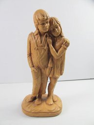 Marwal Boy, Girl Chalkware Figurine