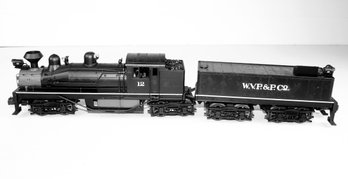 MTH O Scale Shay Steam Engine And Tender WVP&P Co.