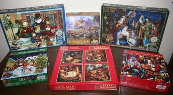 5 Christmas And 1 Noah's Ark Puzzles