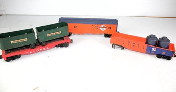 3 Lionel Railroad Cars