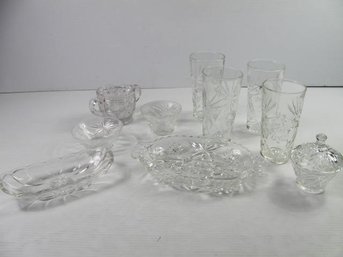 Vintage Glass - 4 Glasses, Misc, Most Star Pattern