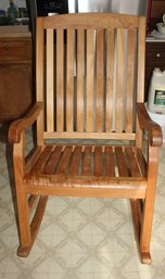 Very Large Wooden Rocking Chair 43' Tall,  24' Wide