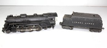 Lionel Steam Engine And Tender