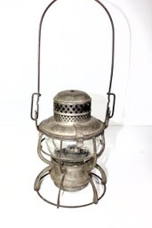 Vintage Railroad Lantern-  Armspear Mfg Co. 1925 New York, GNRY On Glass