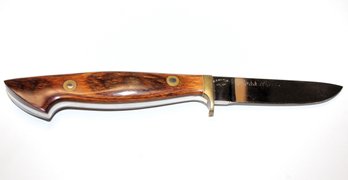WG Whitley Knife #403- 154 Cm -Ross Bullard Engraved 8 Inch Knife