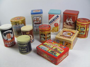 Miscellaneous Tins-  Animal Cracker, Saltines, Nabisco