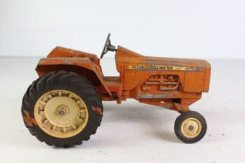 Allis Chalmers Diecast Tractor- Front Tire Missing, Broken Piece At Hitch Area