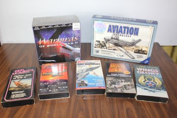 VHS And DVDs On Aviation-warbirds Unopened